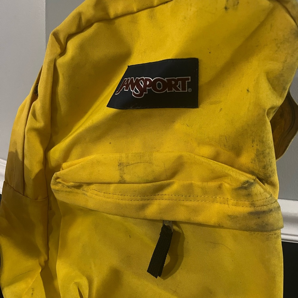 Yellow Jansport Backpack